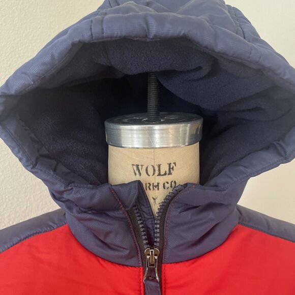 RM, youth red puffer jacket, size 14/16 - Picture 3 of 9